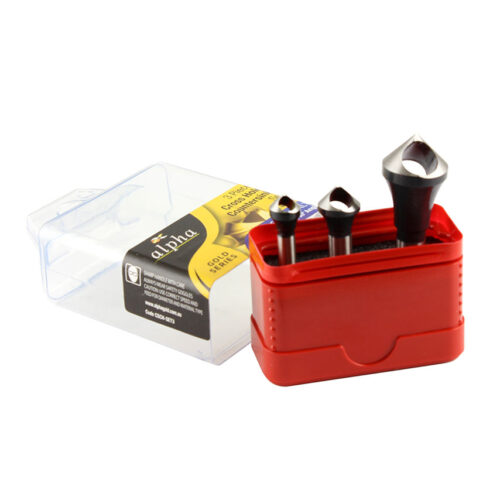 Alpha Cross Hole Countersink – 3pc Set