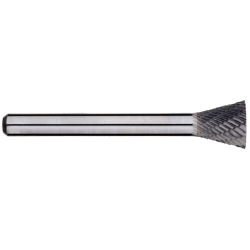 Alpha 5/8″ Inverted Taper Carbide Burr – 1/4″ Shank